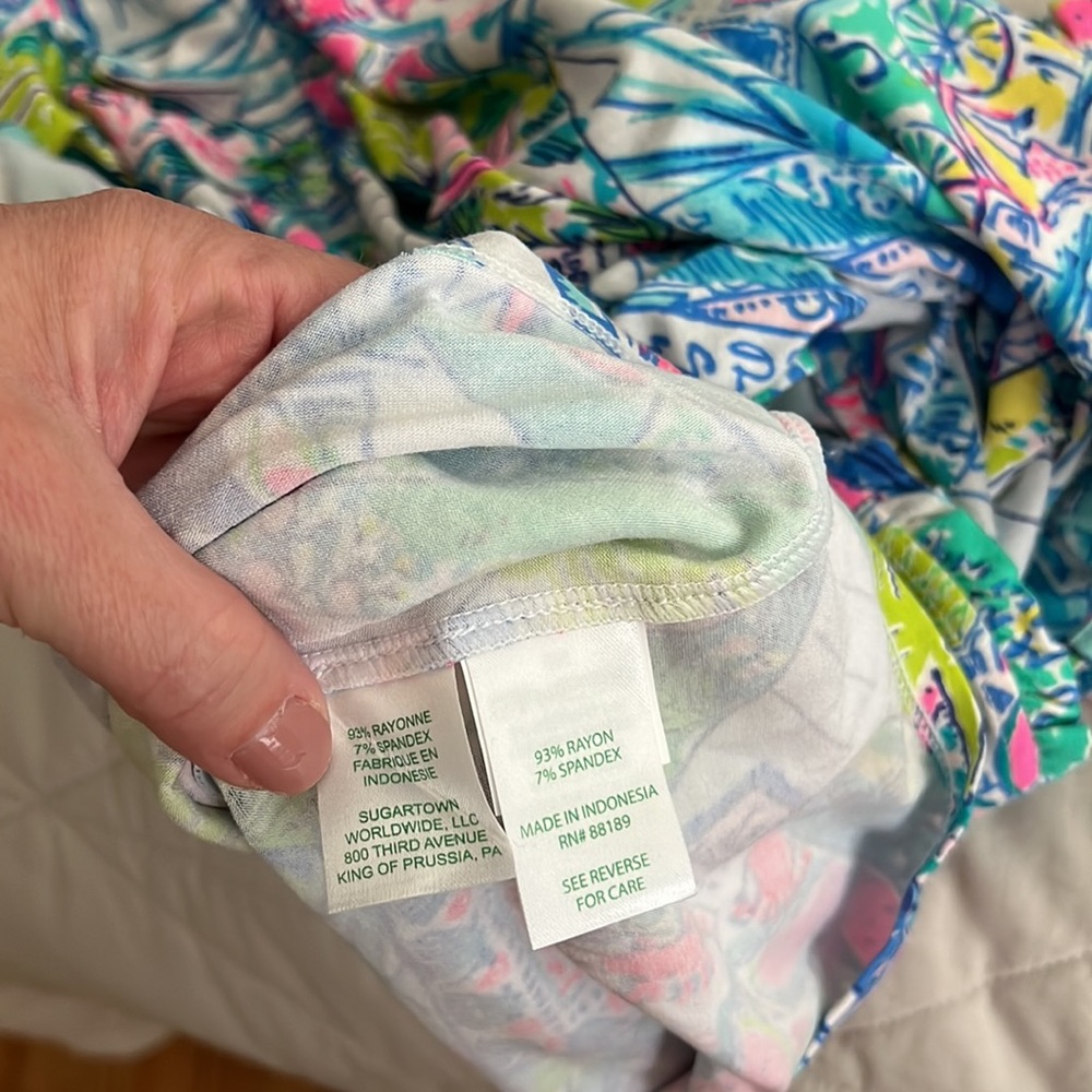 Lilly Pulitzer Dayley Romper Pop Up Wish You Were Here Postcard Print - Large - Picture 12 of 16